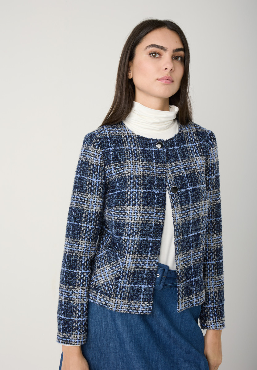 Damen Bouclé-Jacke