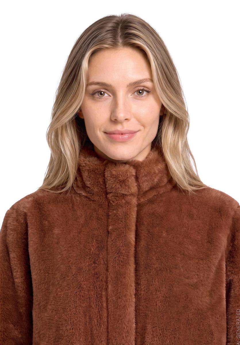 Damen Teddy-Jacke