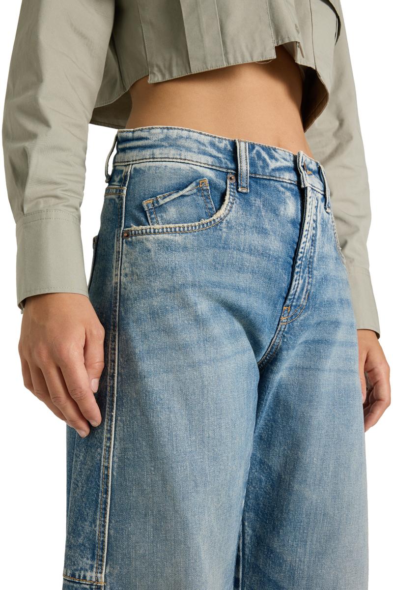 Damen Jeans Baggy Twisted