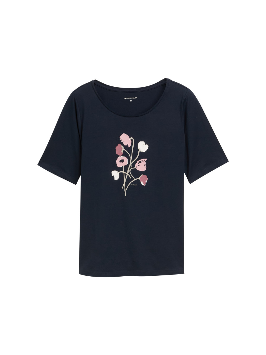 Curvy T-Shirt mit Print