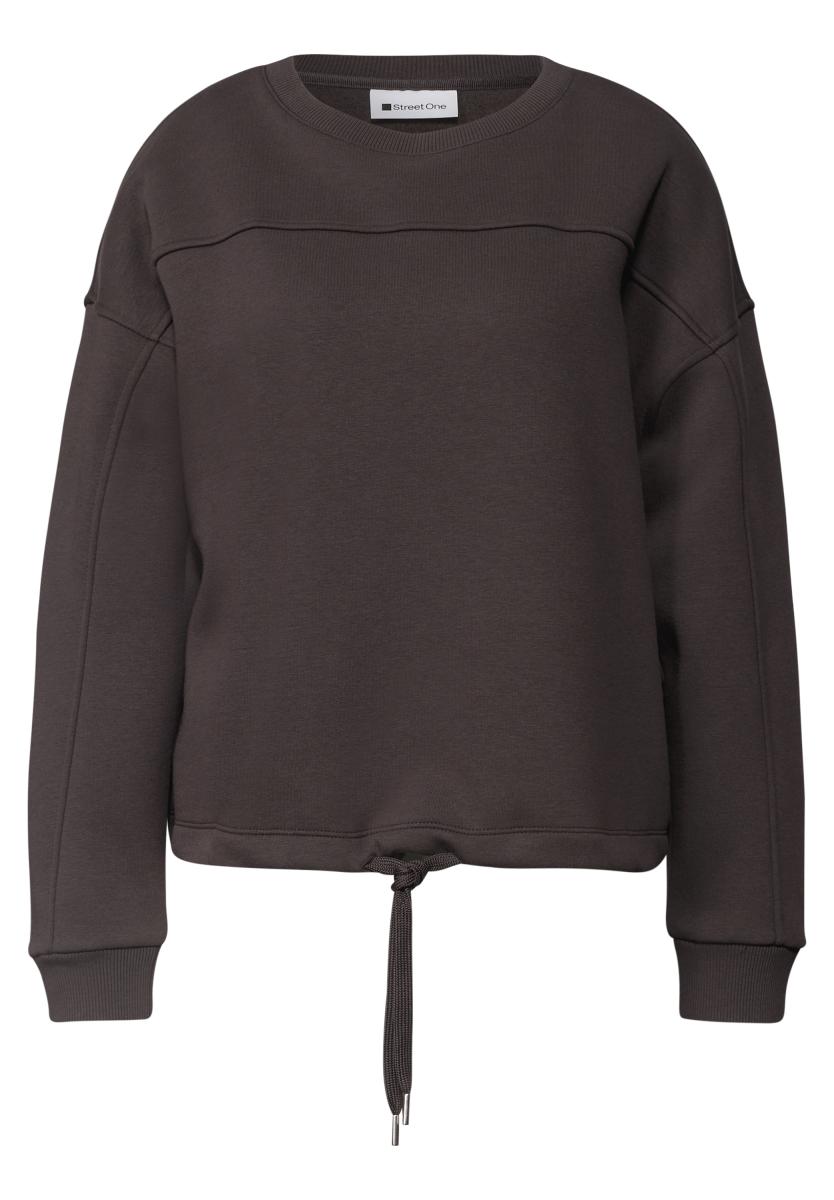 Damen Sweatshirt Mit Zierdetail