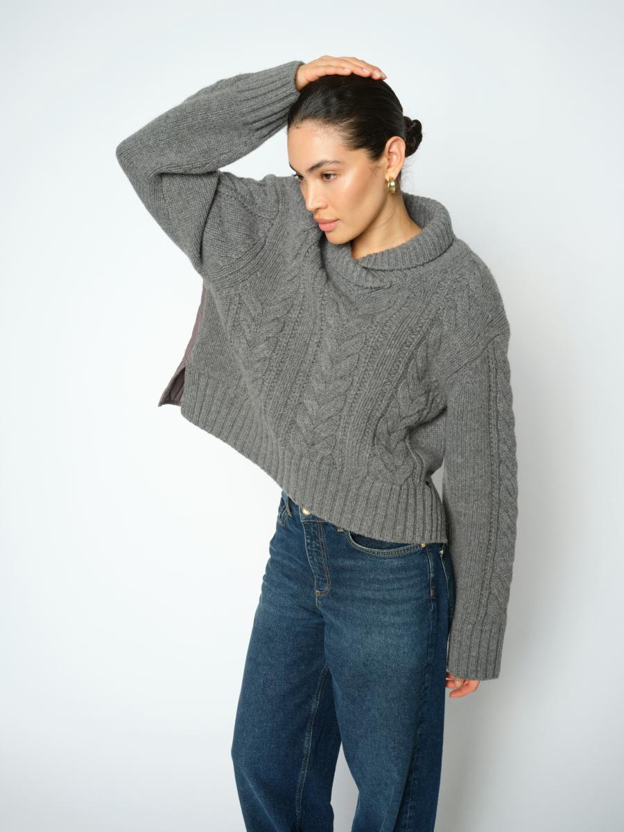Damen Pullover MMGodinaz Quilt Knit