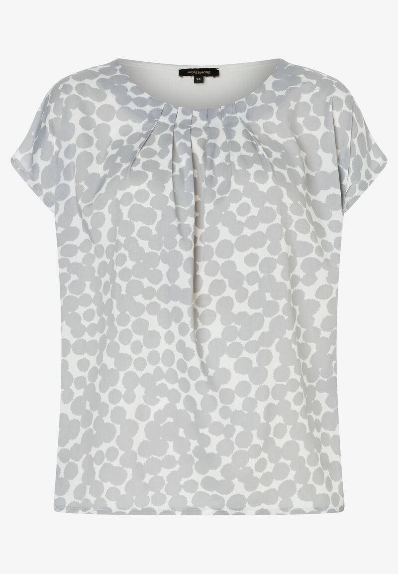 Blusenshirt mit Tupfenprint