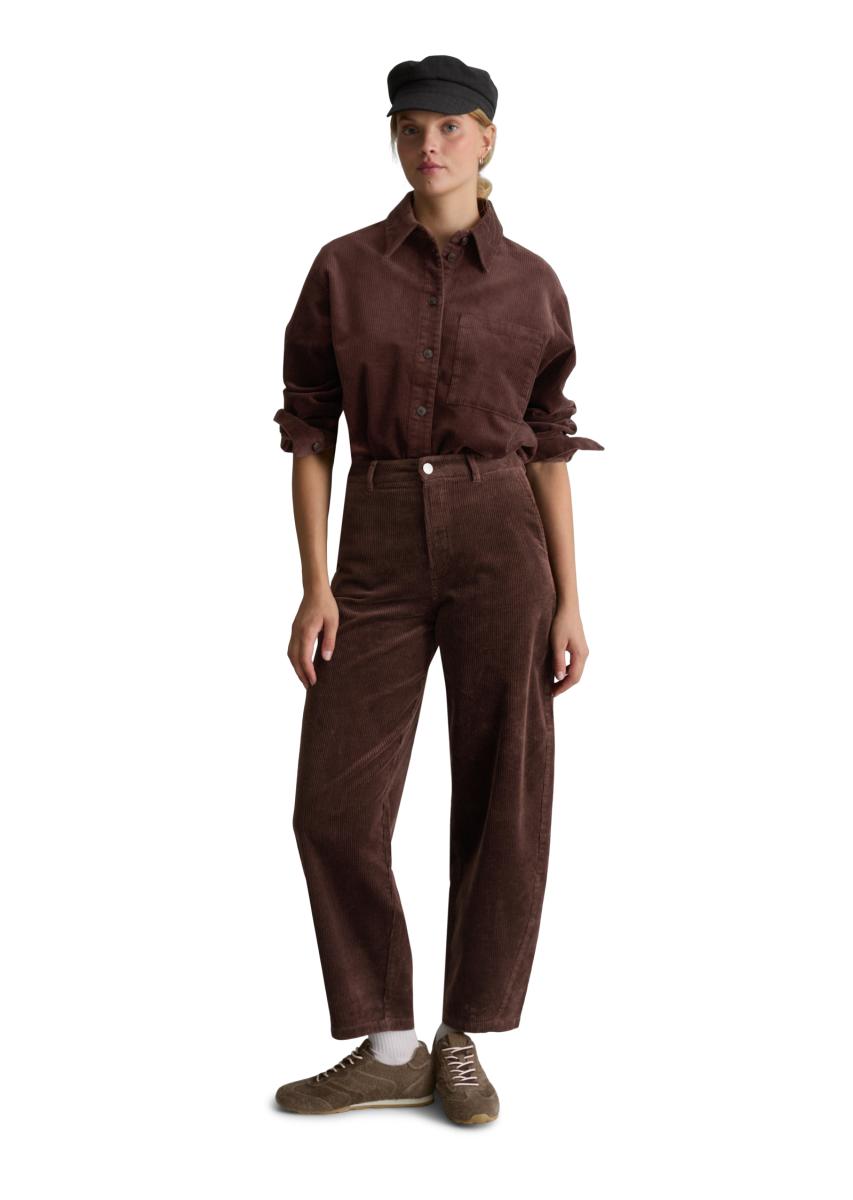 Cord-Bluse