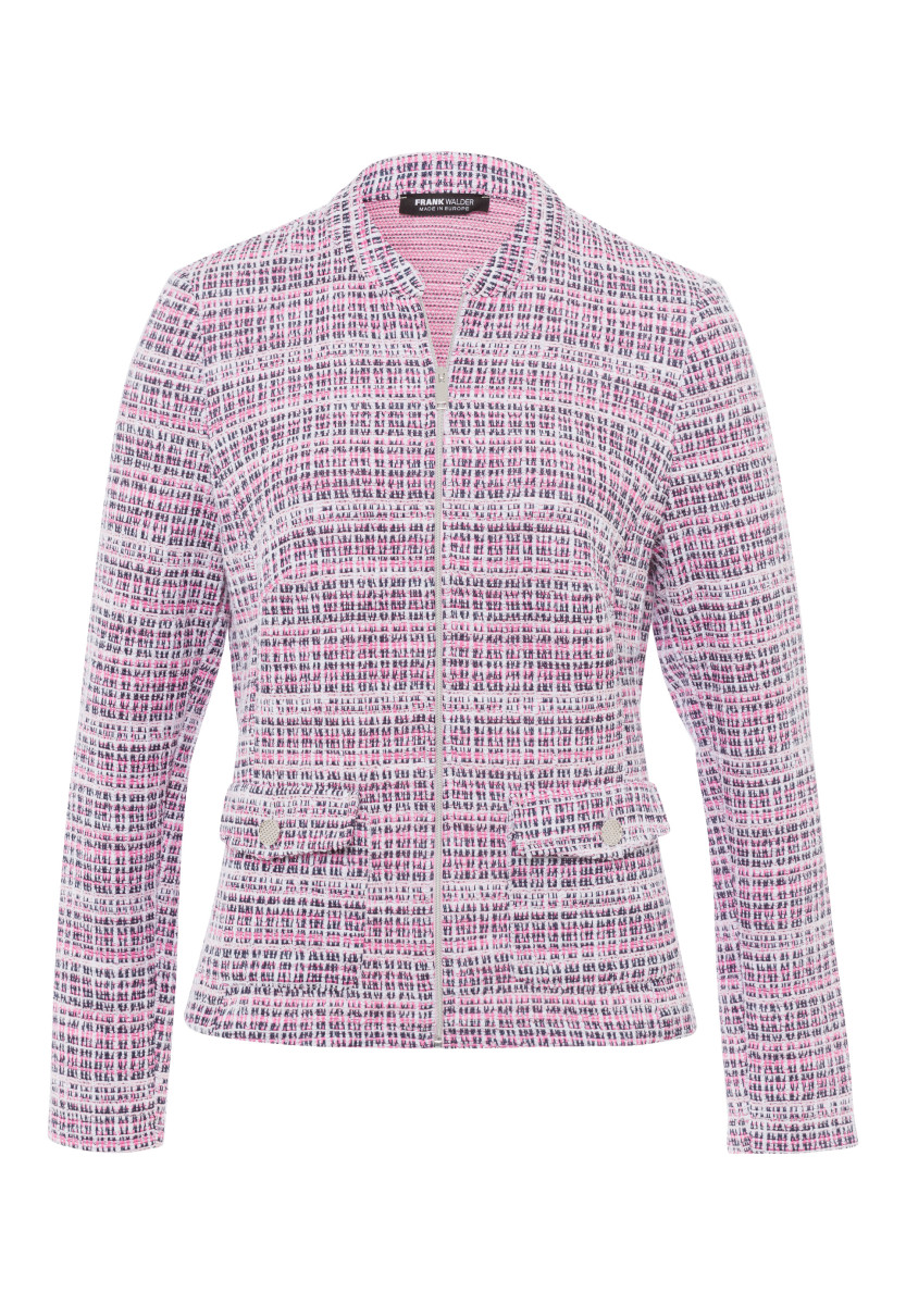 Blazerjacke aus multicolor Strick