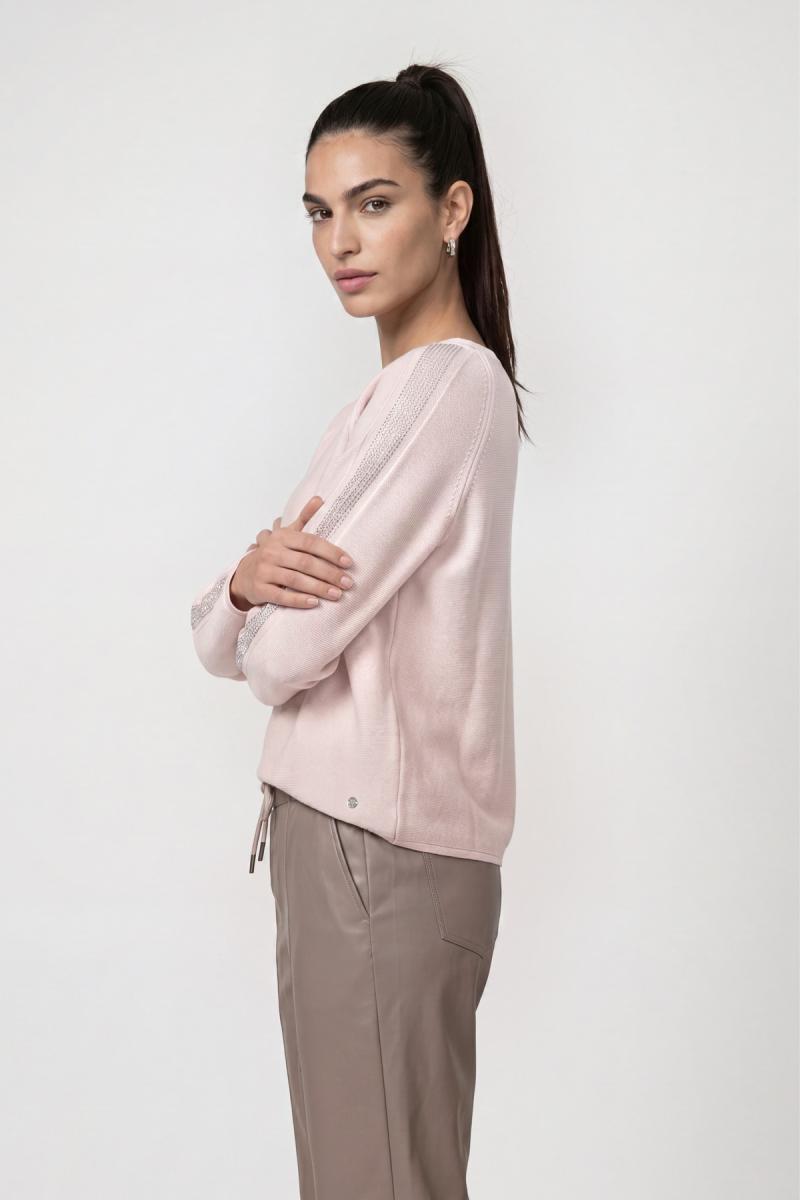 Damen Strickpullover Mit Schmuckakzenten