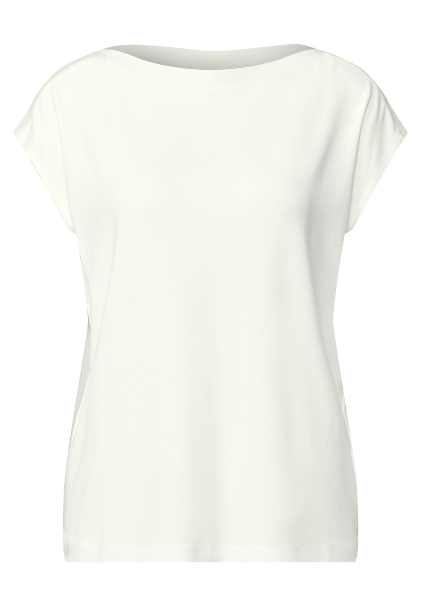 Damen Shirt mit Rippdetail