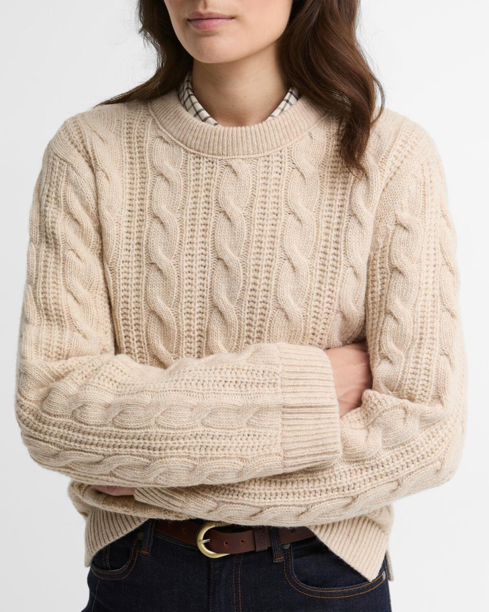 Damen Pullover Joan Cropped Cable Knit