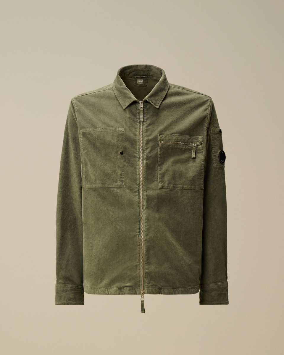 Herren Cord-Overshirt