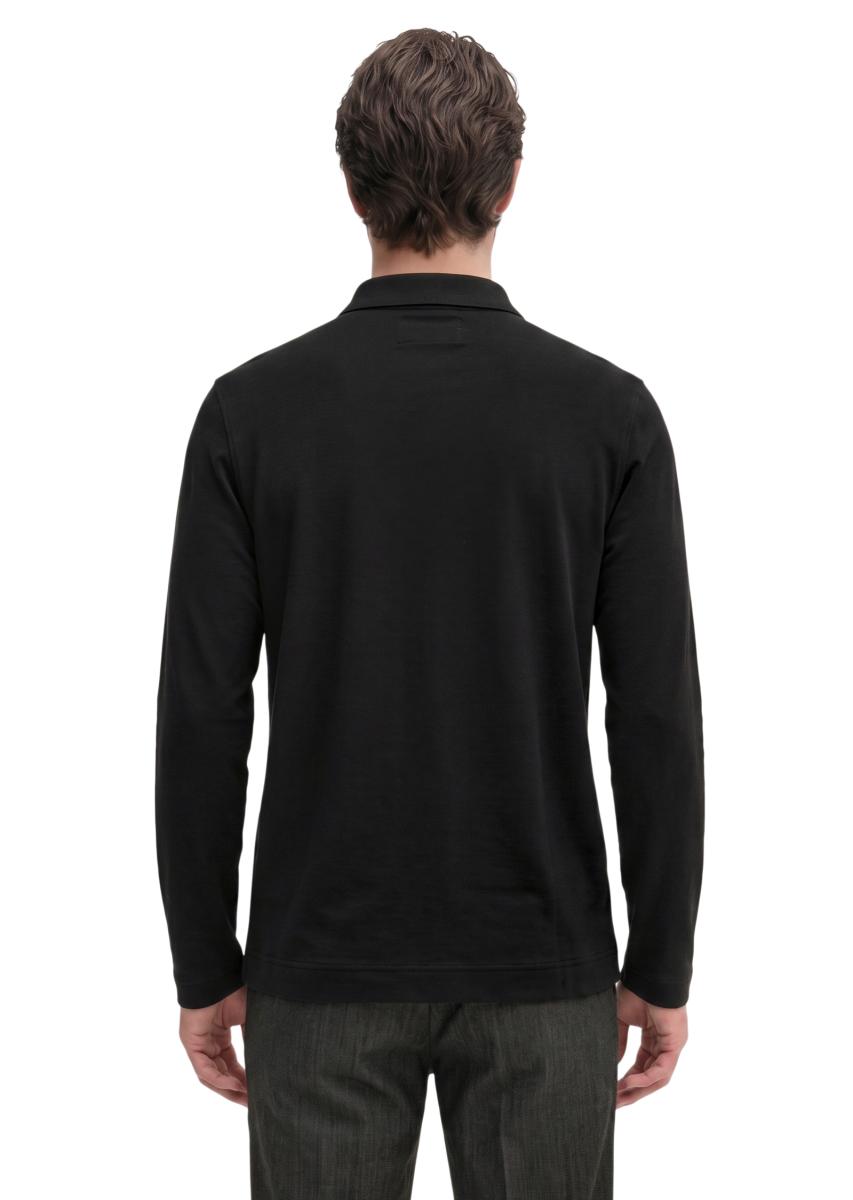 Herren Langarm-Poloshirt