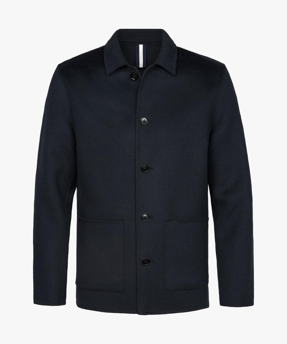 Herren Overshirt Single-Layer Wolle