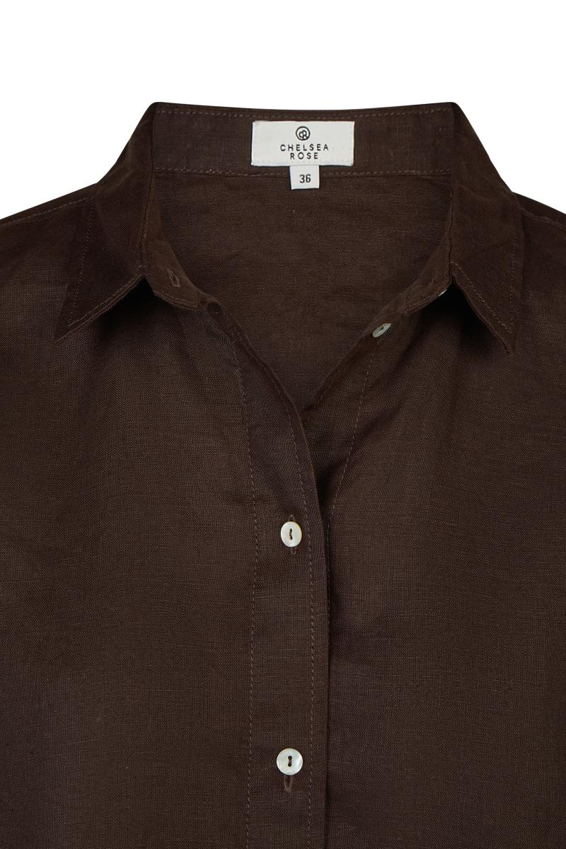 Leinenbluse Kurzarm