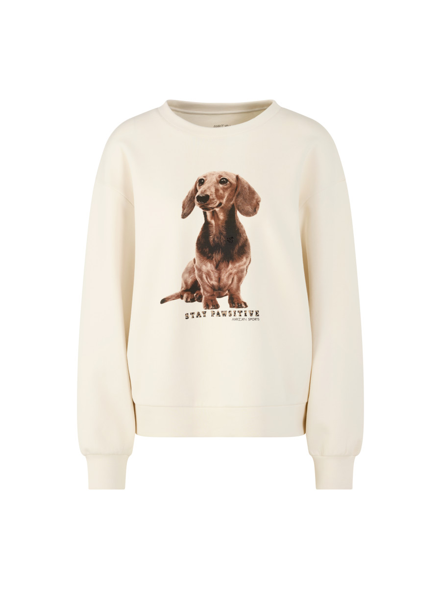 Damen Sweatshirt mit Dackel-Print