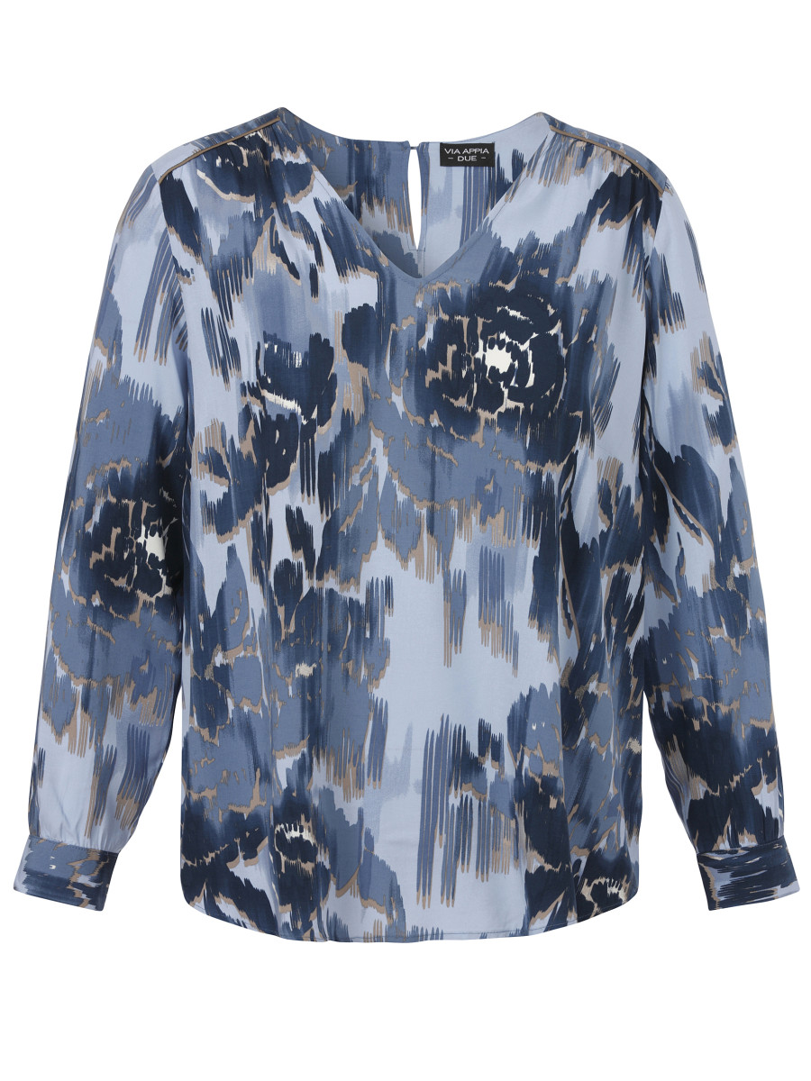 Curvy Bluse aus Viskose