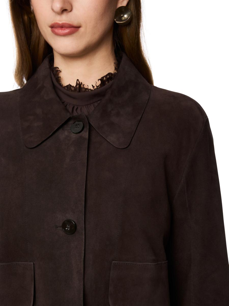 Damen Velourslederjacke