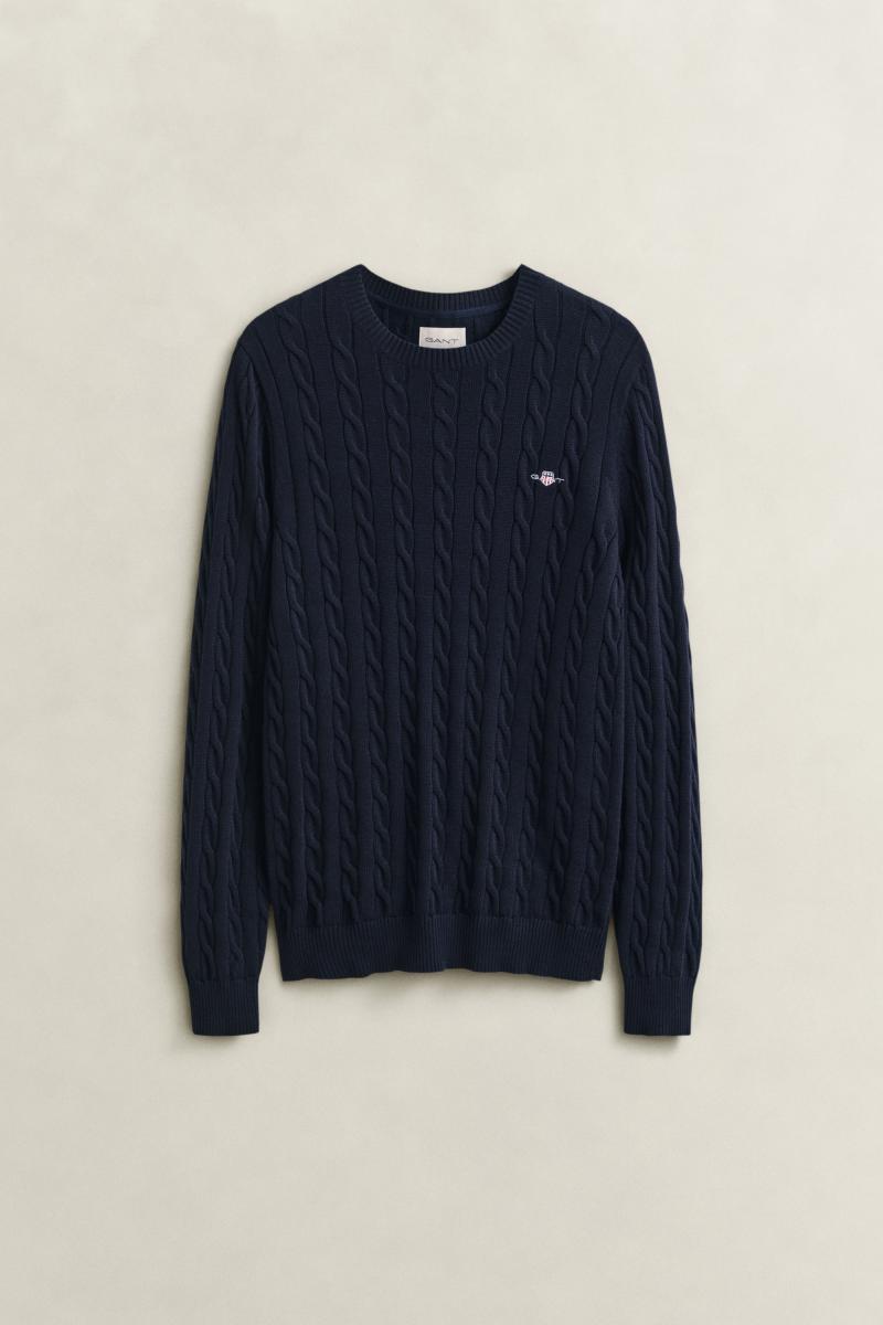 Herren Zopfstrick-Pullover