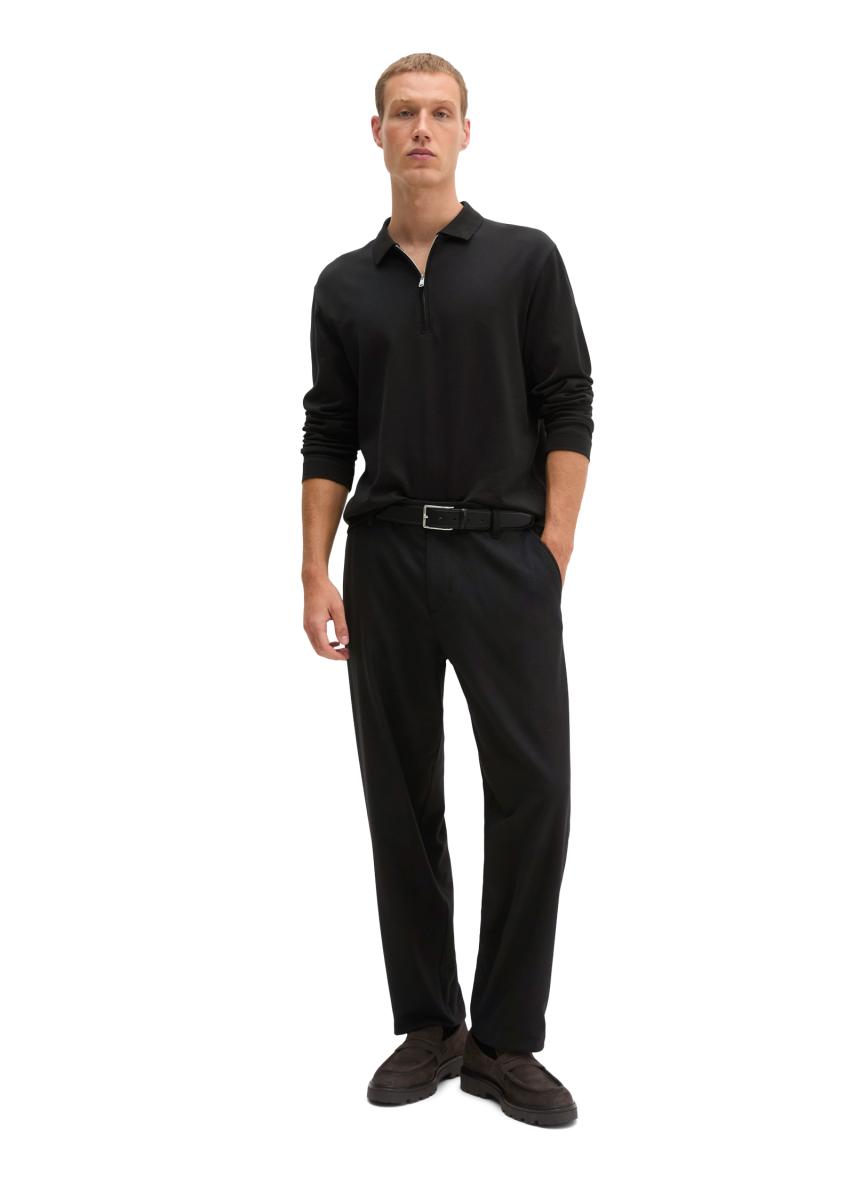 Herren Langarm-Poloshirt