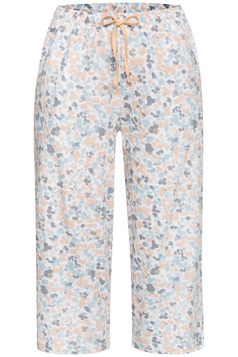Damen Capri-Pyjamahose mit Allover-Print