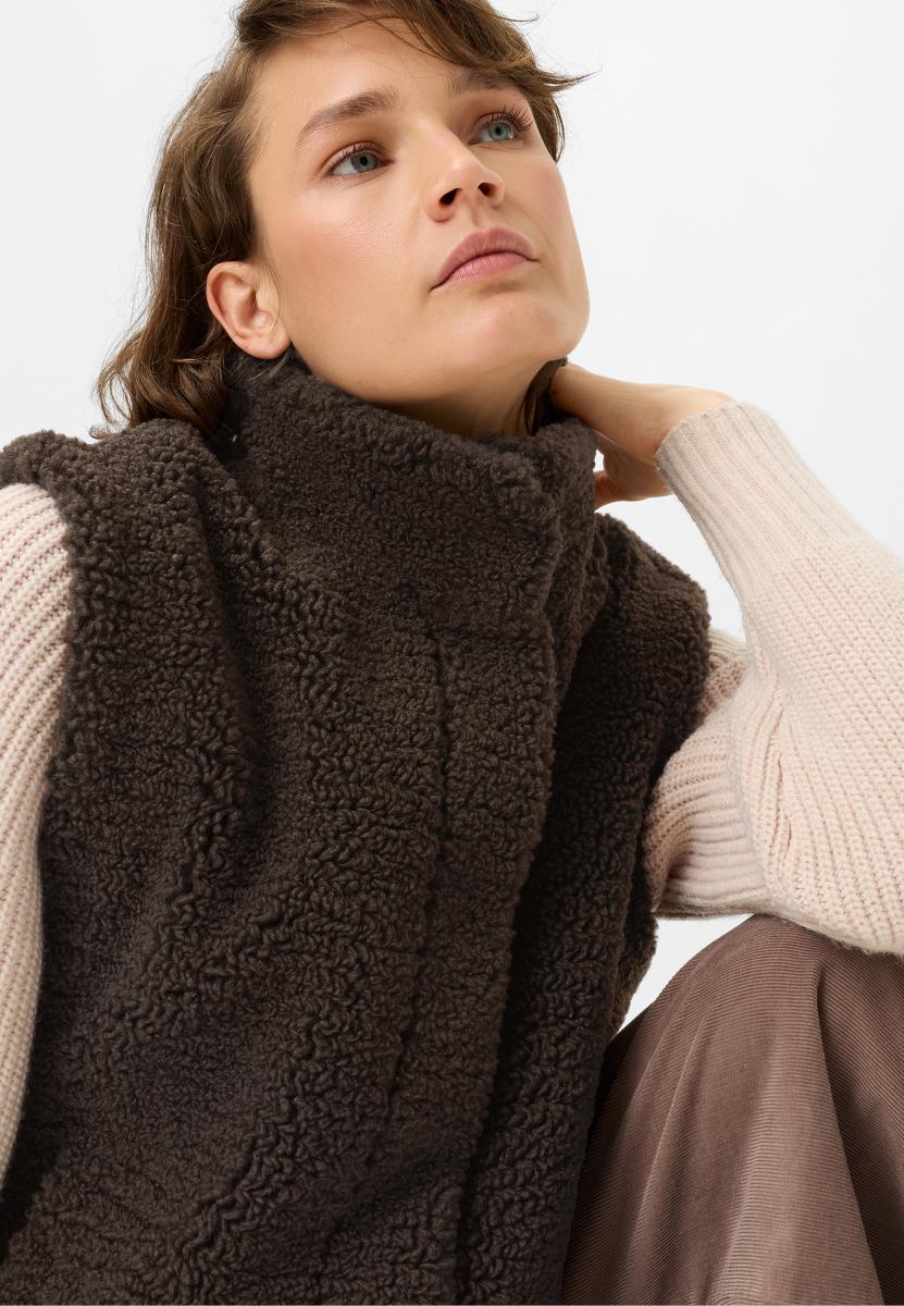Damen Teddy-Weste