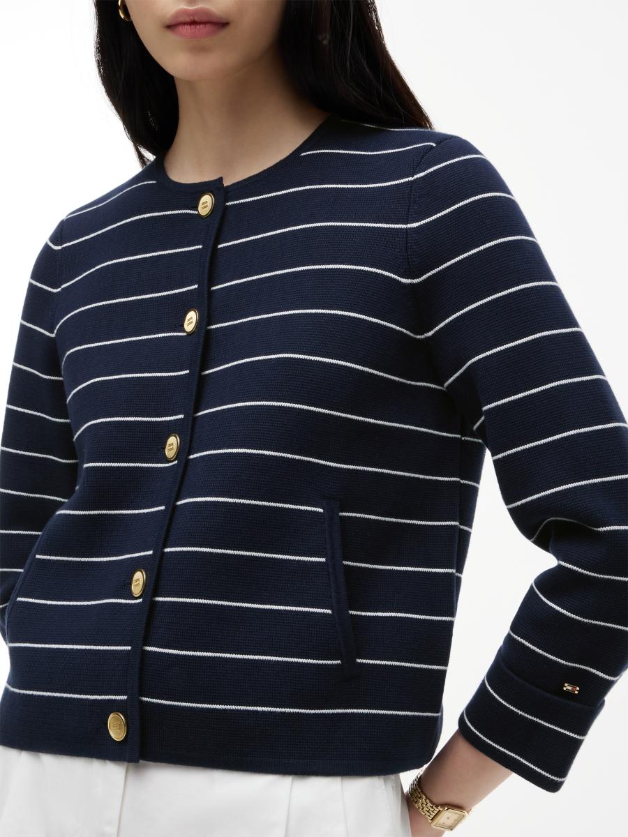 Damen Boxy Fit Cardigan
