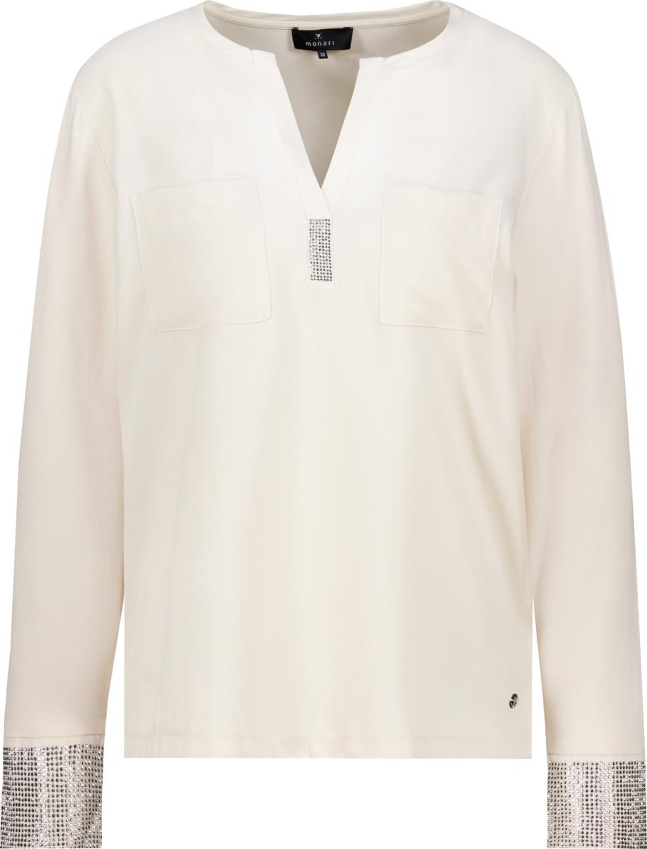 Shirtbluse Mit Strasssteinen