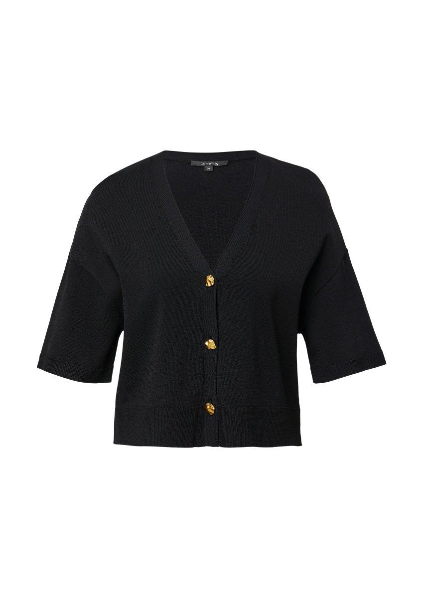 Damen Viskosemix-Cardigan mit Zierknöpfen