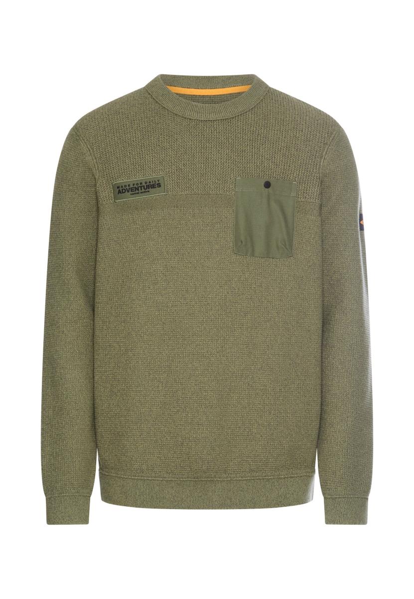 Herren Pullover Mit Brusttasche