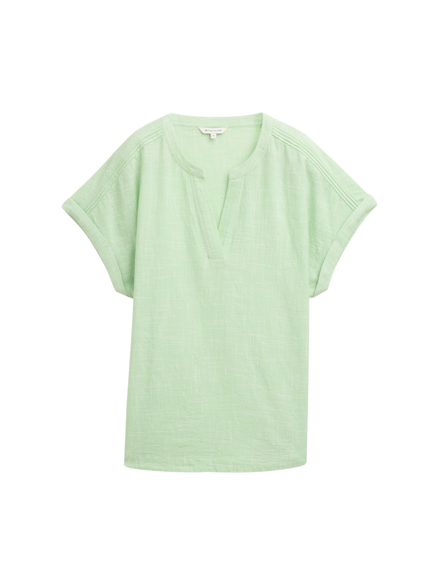 Strukturierte Loose Fit Bluse