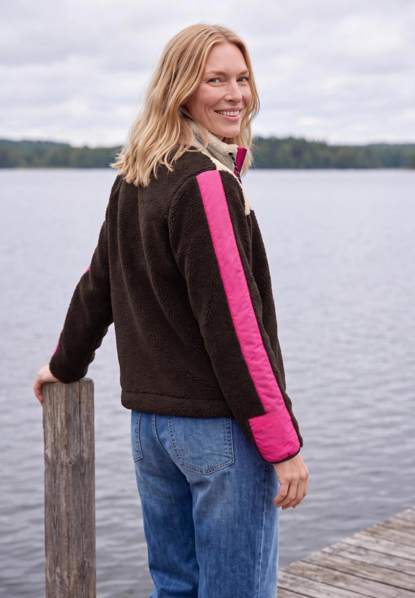 Damen Teddy-Jacke