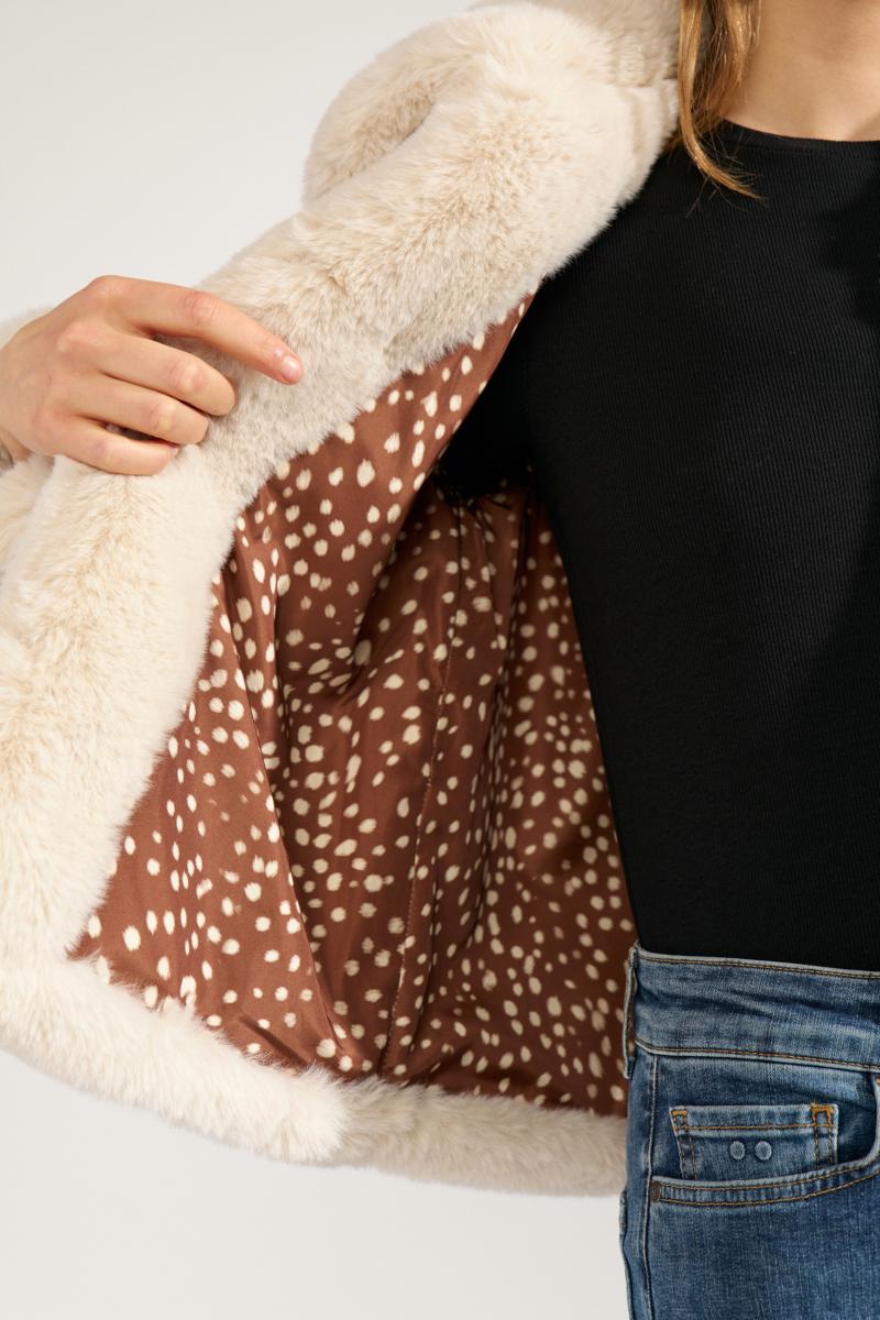Damen Teddy-Jacke Nuseta