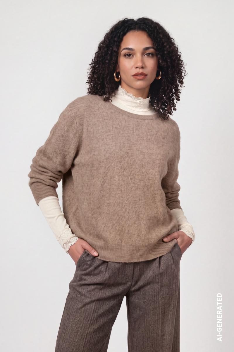 Damen Cashmere-Pullover