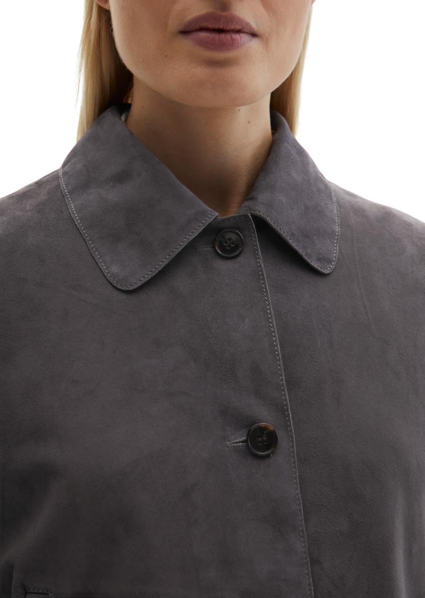 Damen Velourslederjacke