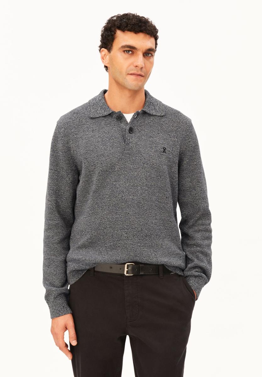 Herren Langarm-Poloshirt MOULINÉ