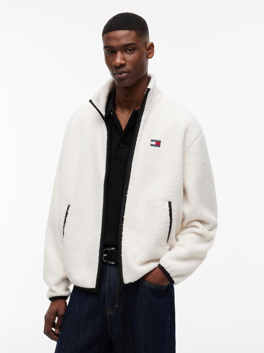 Herren Teddy-Jacke Badge