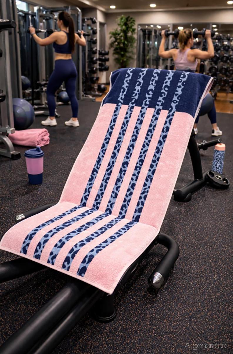 Fitness-Handtuch Leo Stripe