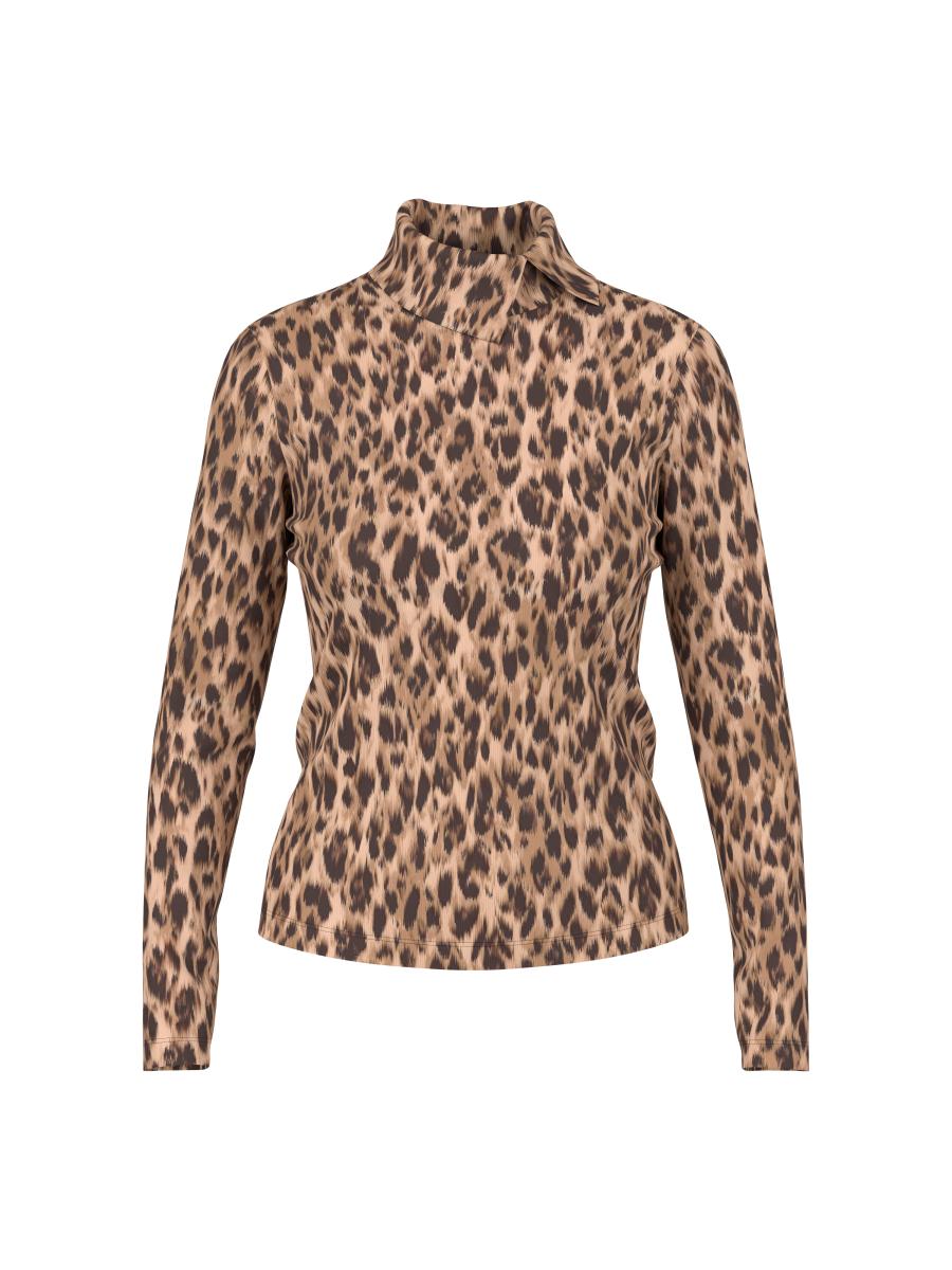 Damen Leo-Langarmshirt mit Rollkragen