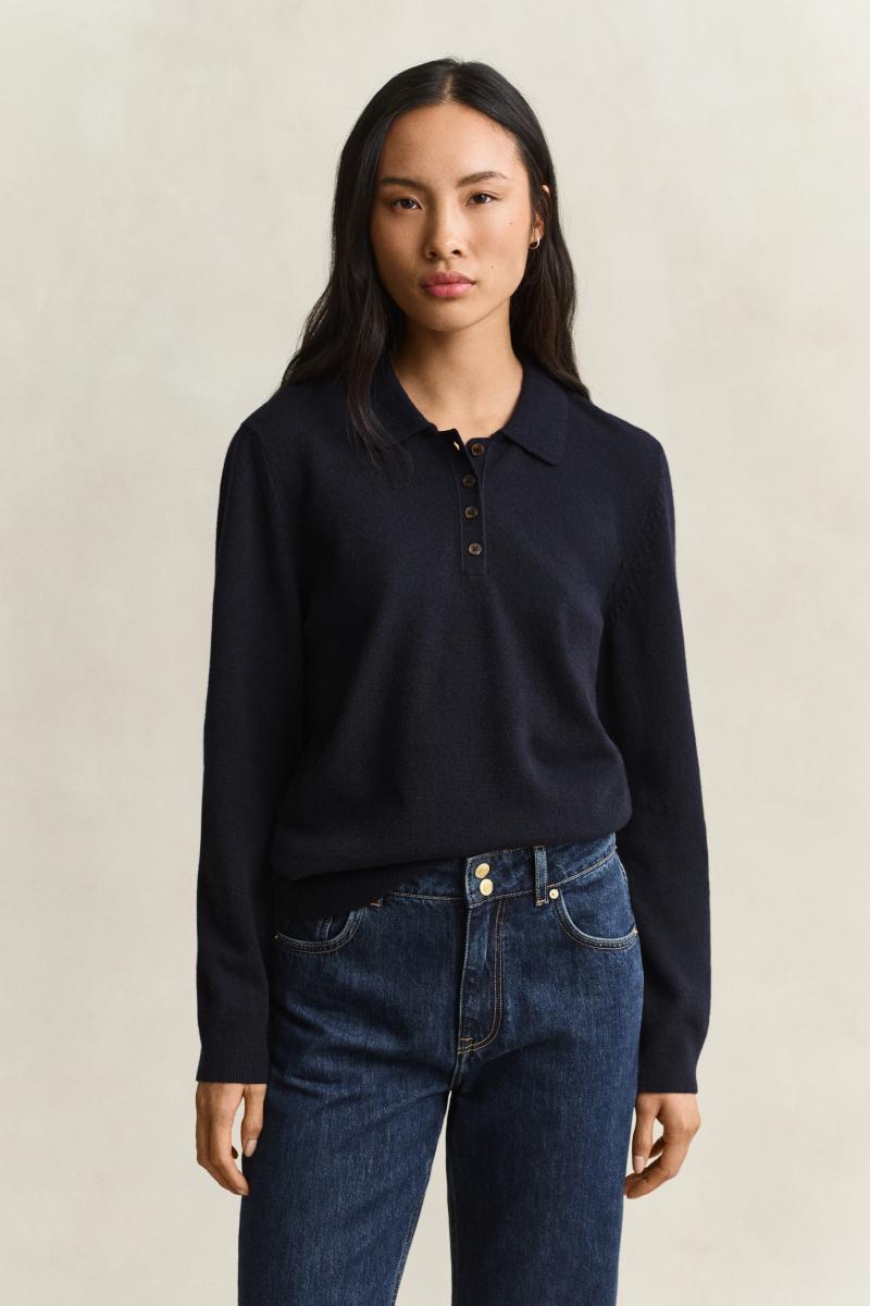 Damen Rugger-Pullover aus Lambswool