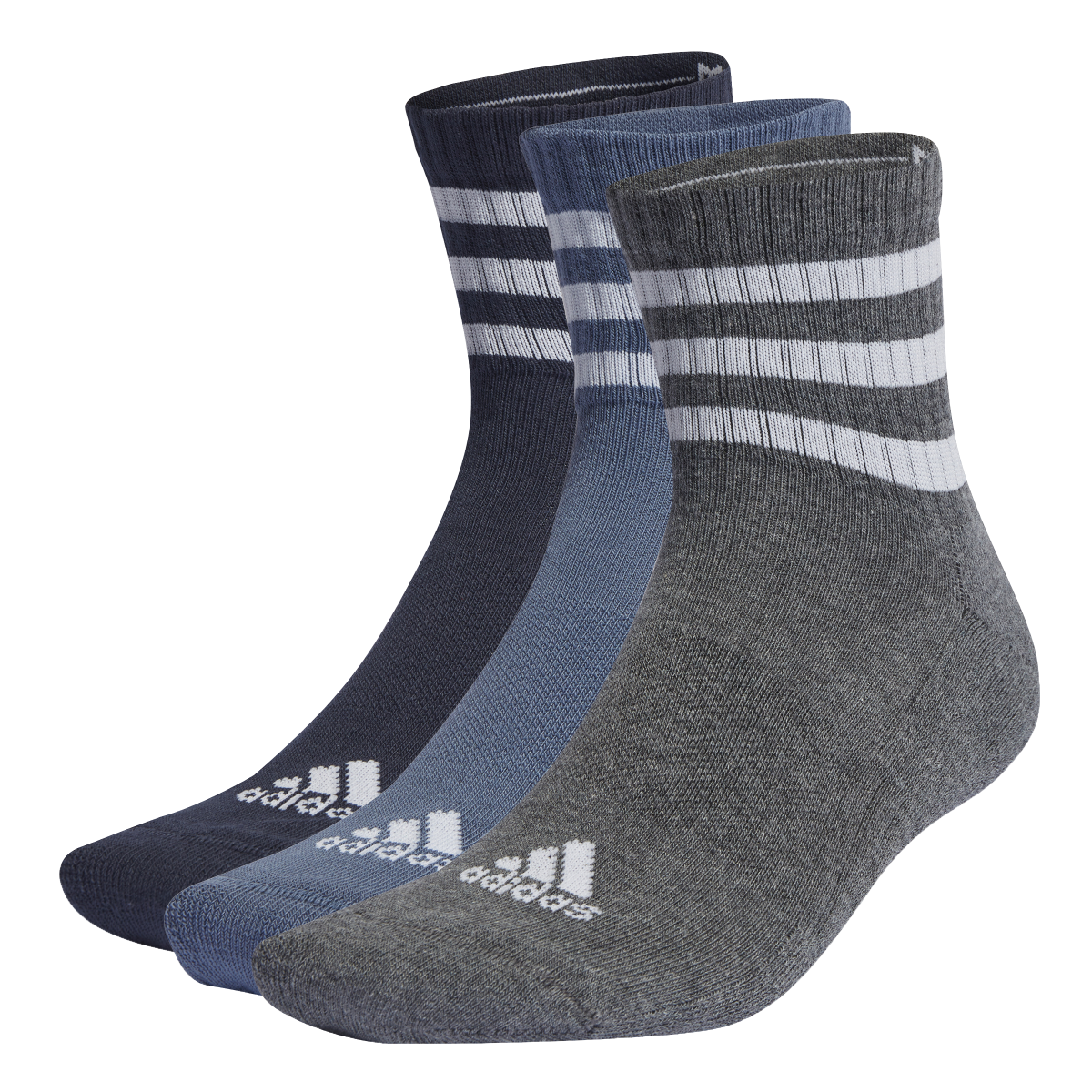 3-Streifen Low-Cut Socken im 3er-Pack