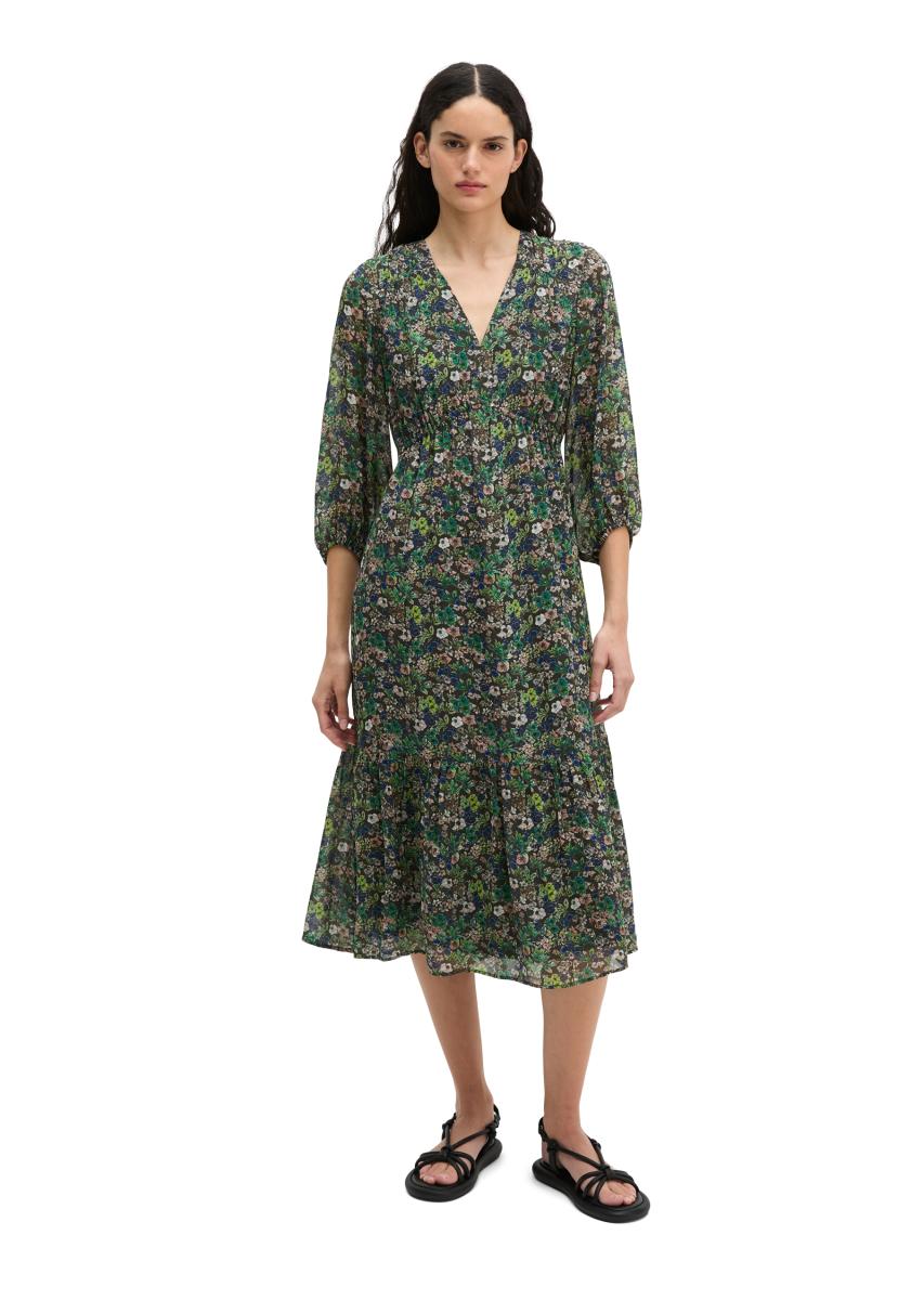 Print-Kleid flared