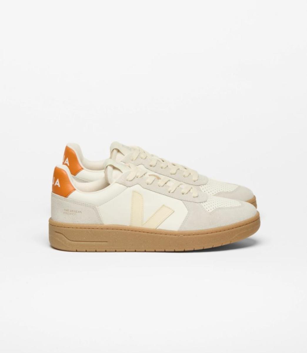 Damen Sneaker V-82 Grained Leather Pure Calcaire Fury