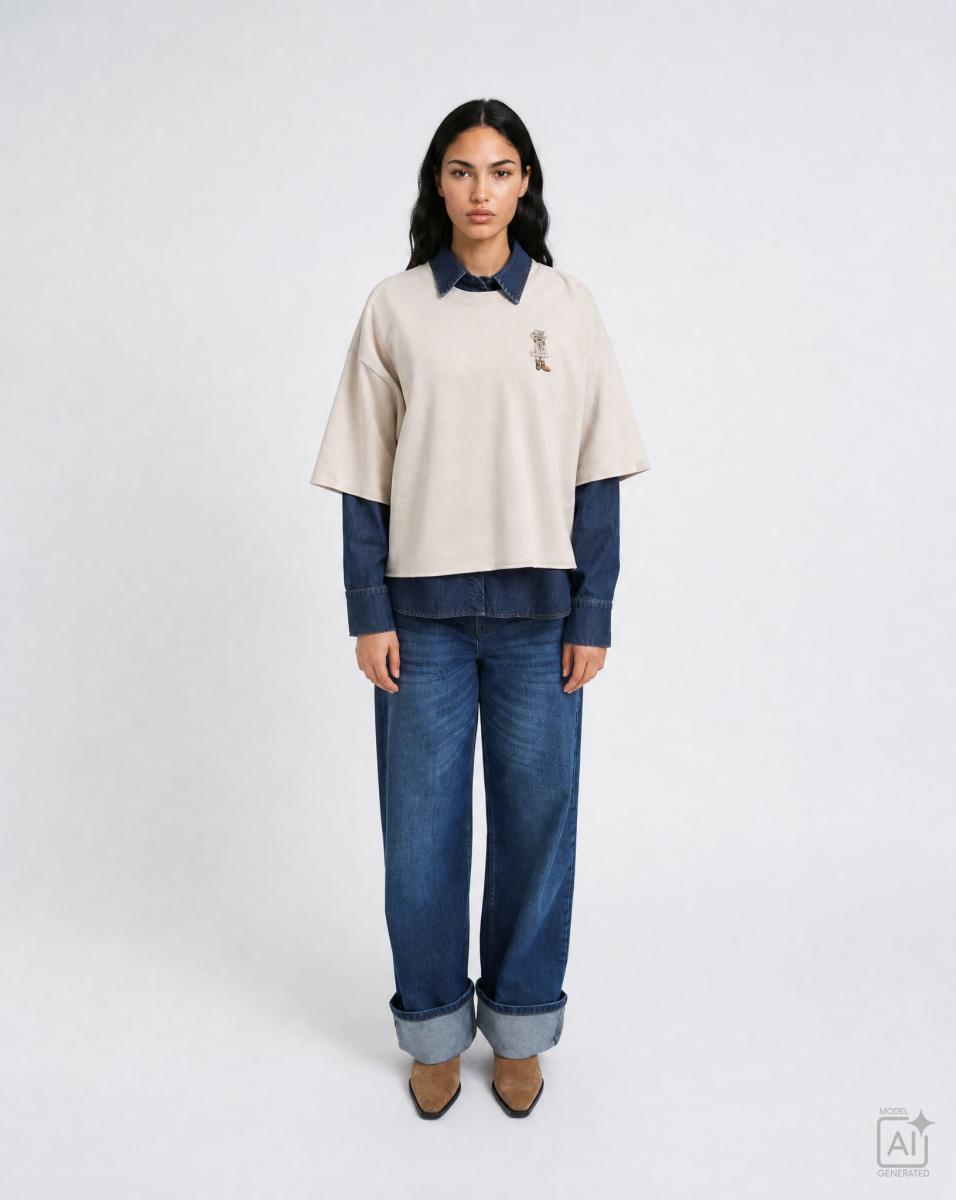 Damen Boxy-Shirt