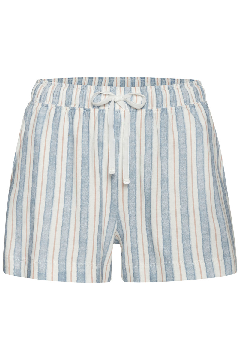 Damen Schlafshorts mit Streifenmuster