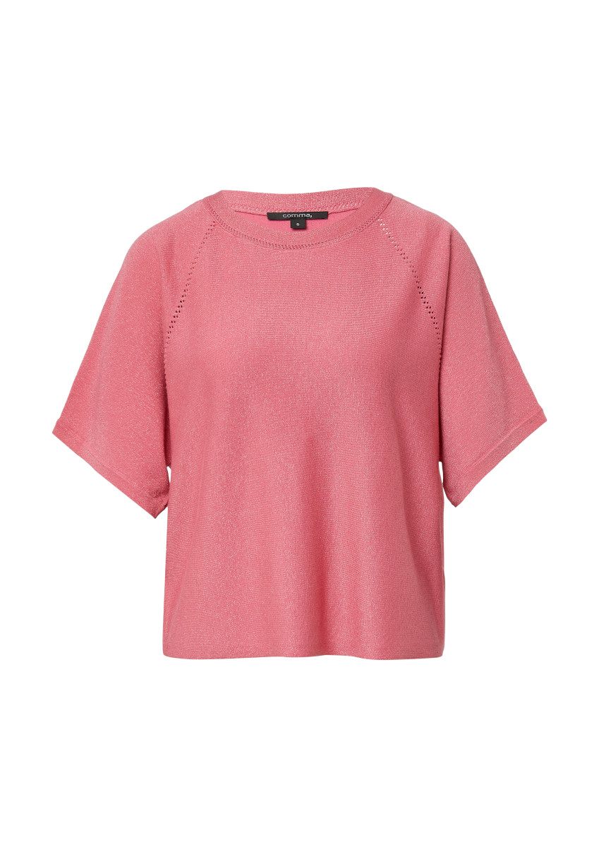 Damen Strickpullover Kurzarm