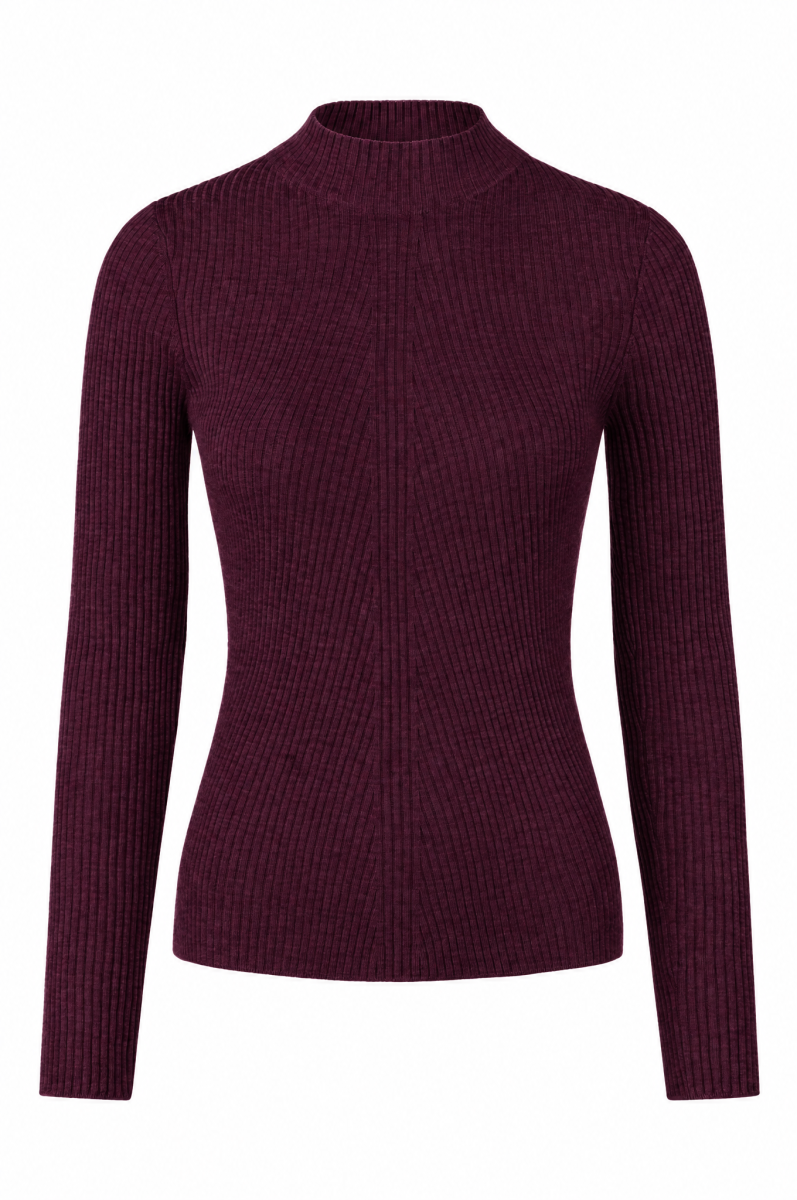 Damen Stehkragen-Pullover