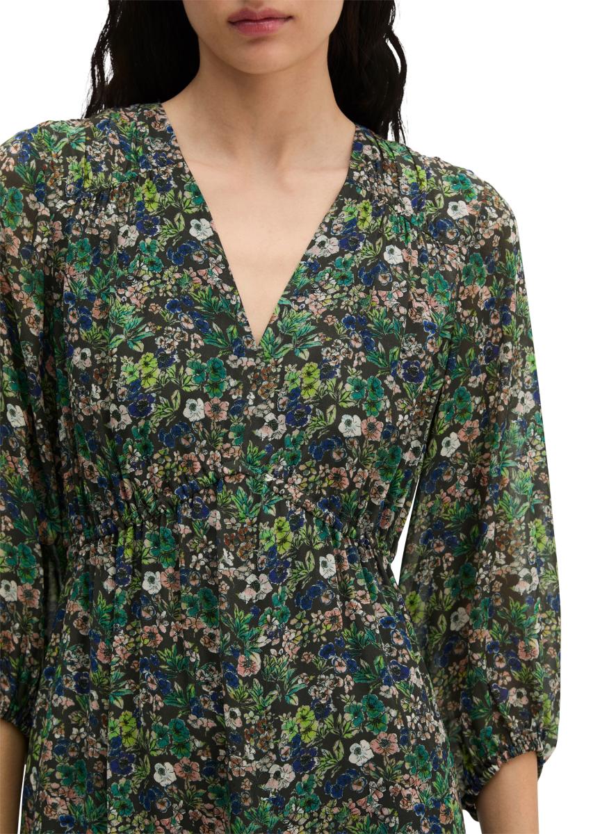Print-Kleid flared