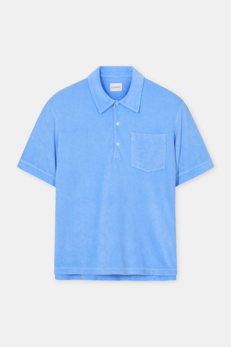 Herren Frottee Poloshirt