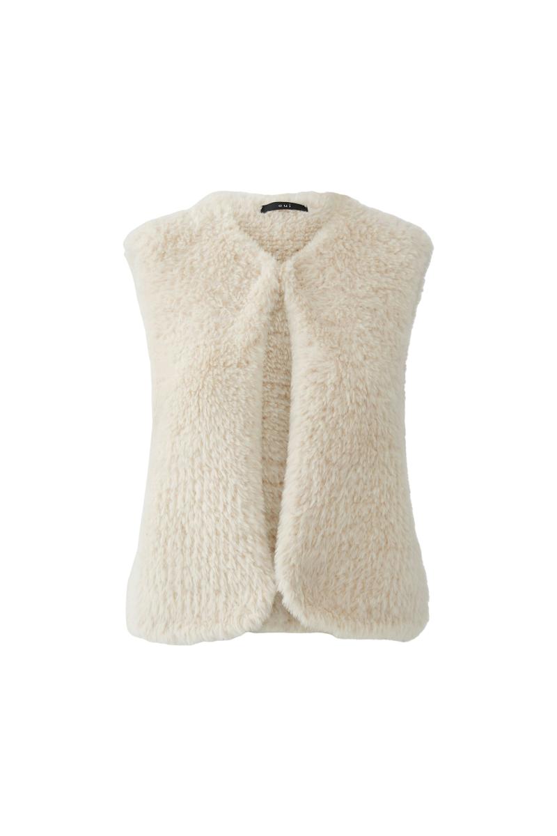 Damen Teddy-Weste