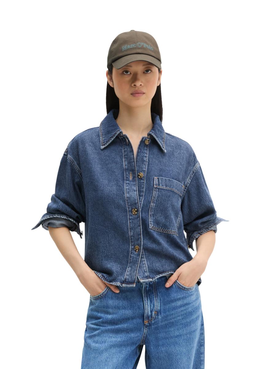 Jeansbluse regular