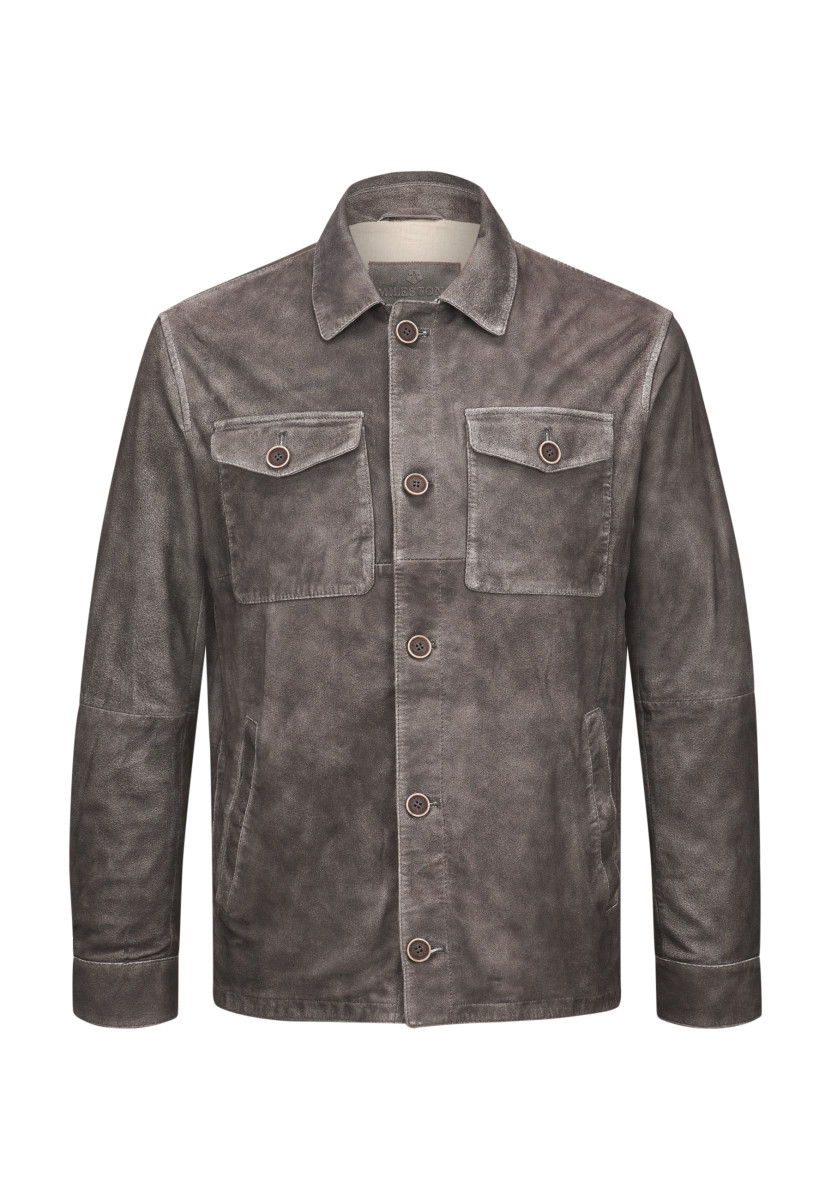 Herren Lederjacke MSBianco