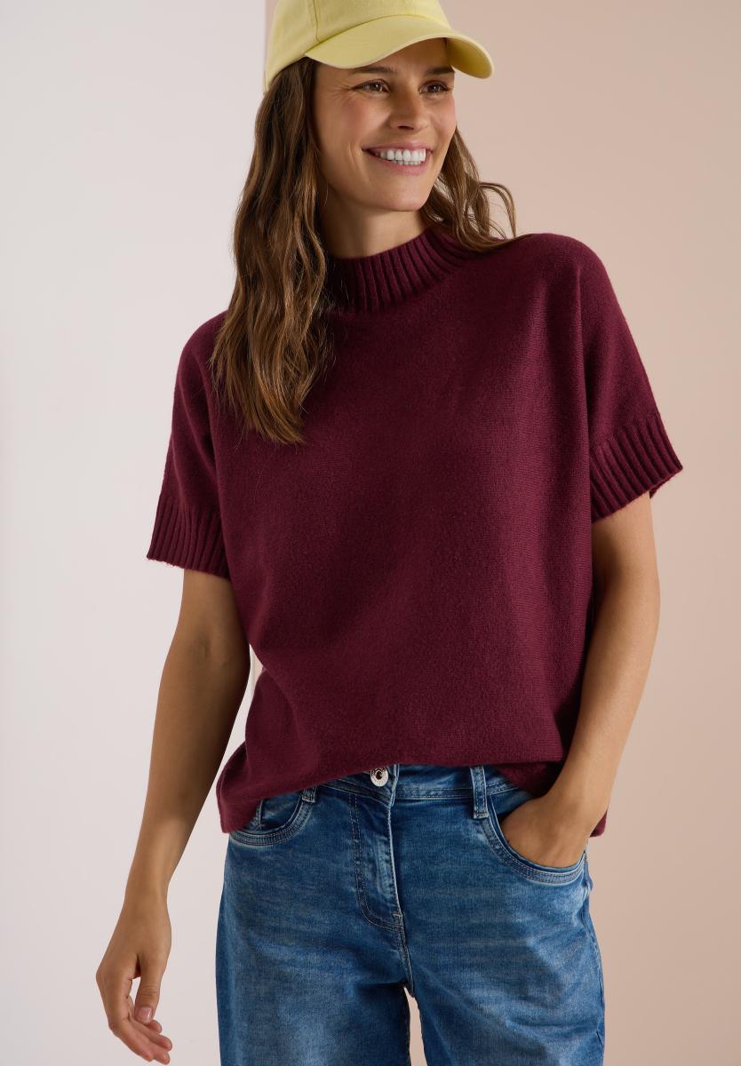 Damen Dolman Pullover mit Turtle Neck